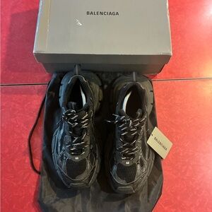 Balenciaga Men's Charcoal Sneakers